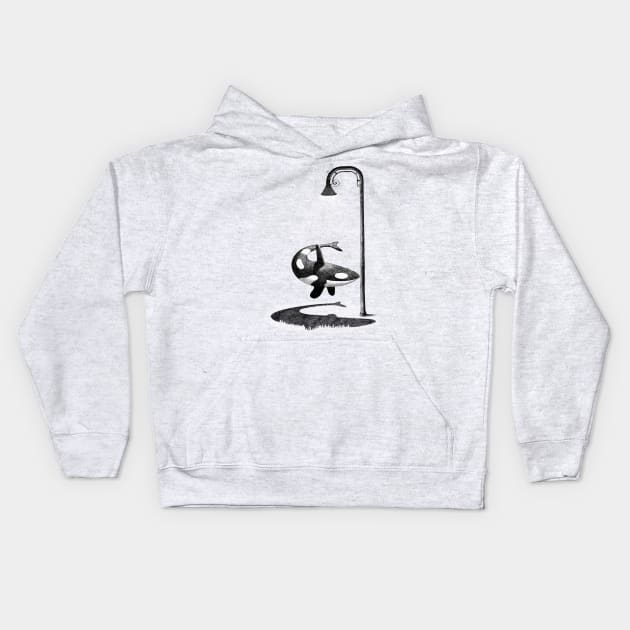 An ocean is coming Kids Hoodie by Moi Escudero